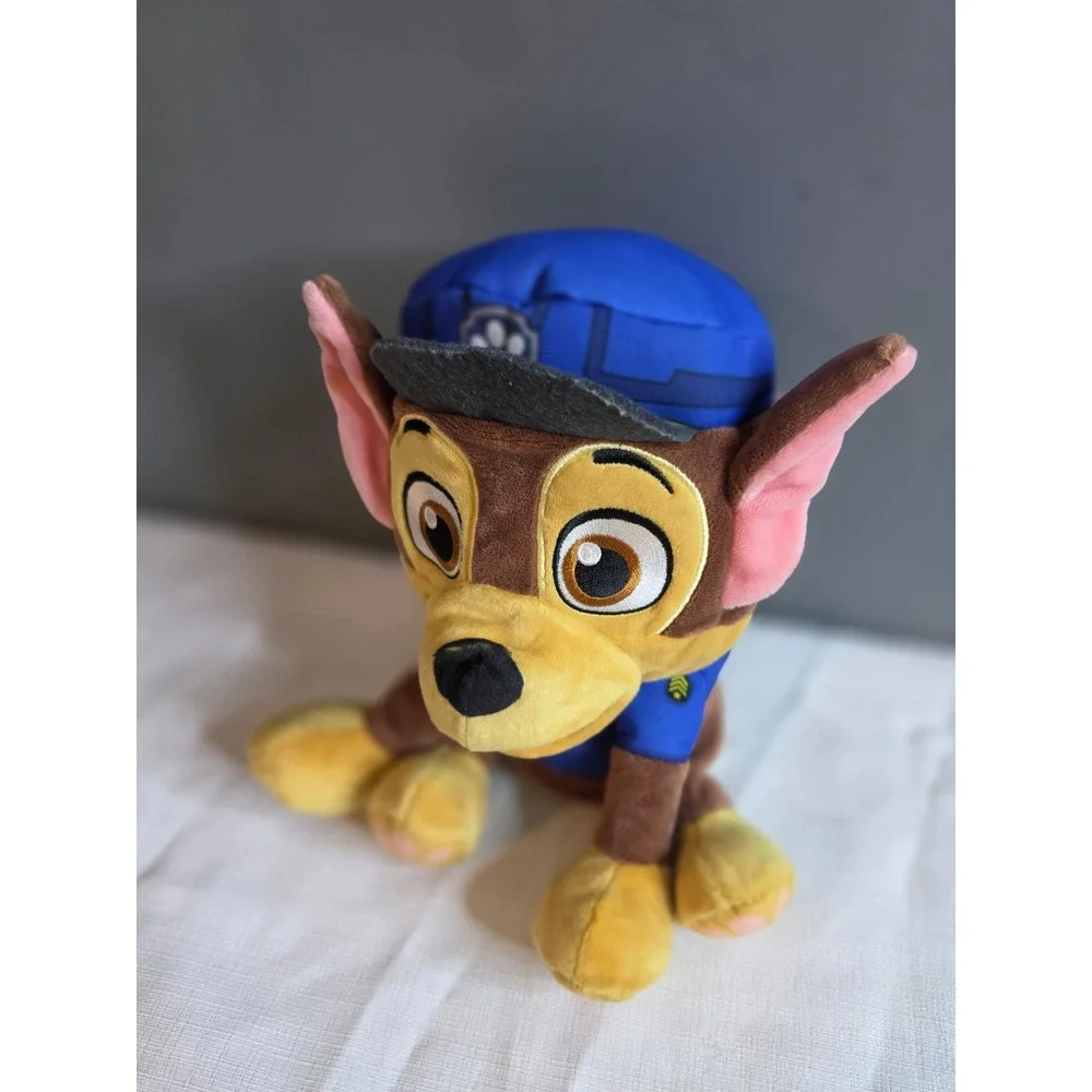 Paw Patrol The Movie Chase Hand Puppet WowWee Nickelodeon Blue Police Dog Plush
